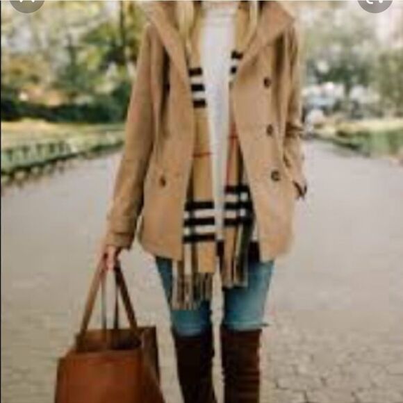 Thread and supply camel doble breasted wool blend jacket - Picture 16 of 16